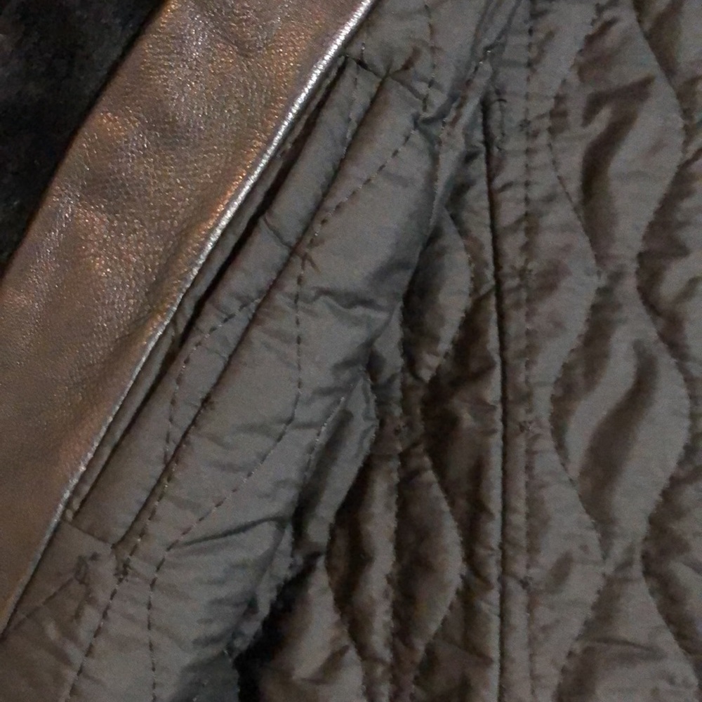 Vintage Leather & Rabbit Coat. - Picture 13 of 17